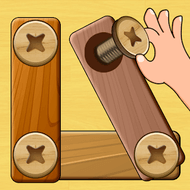 Wood Nuts & Bolts Puzzle 11.4