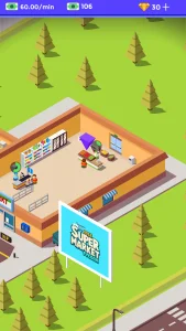 Idle Supermarket Tycoon screenshot 2